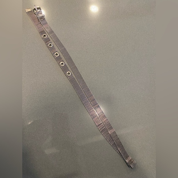 Silver tone chain link belt medium - Picture 4 of 4